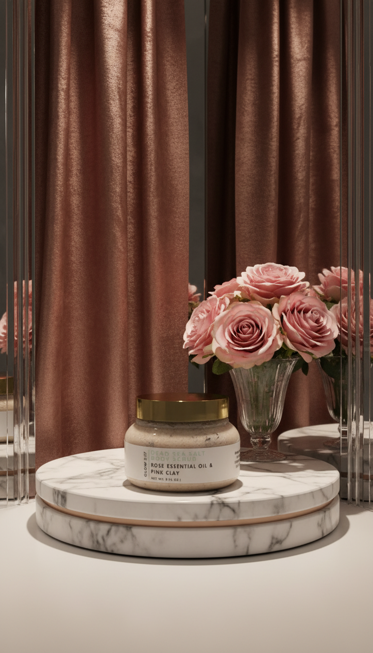 Rose Dead Sea Salt Body Scrub