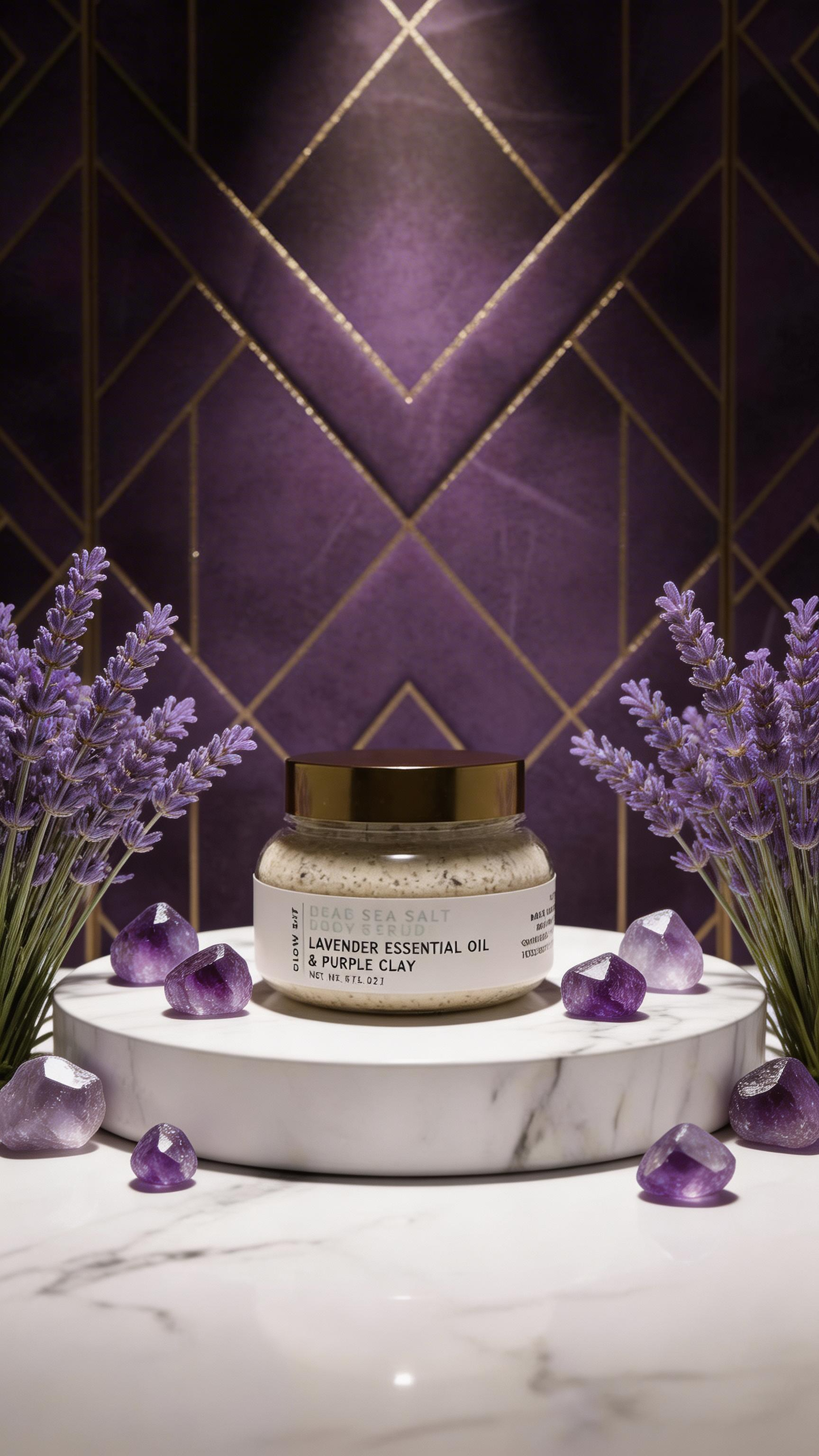 Lavender Dead Sea Salt Body Scrub